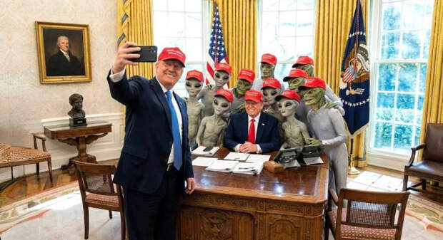 Трамп потребовал опубликовать все материалы, связанные с инопланетянами