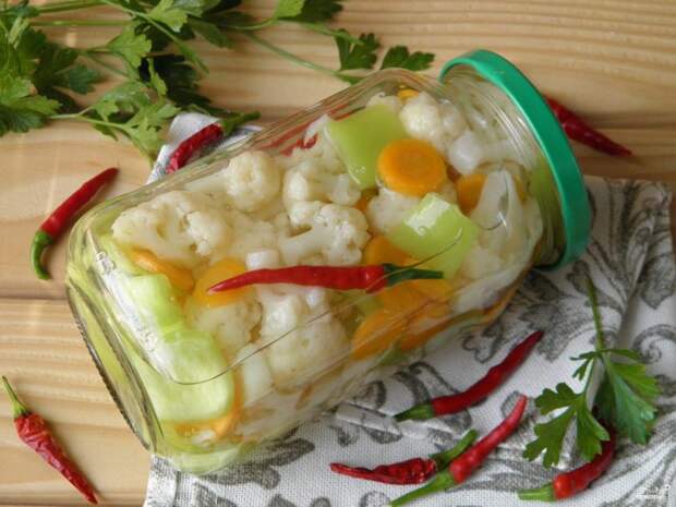 Закатка цветной капусты