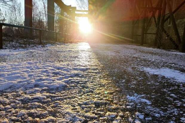 Дороги в Тамбовской области сковало льдом