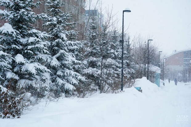 Татарстанның кайбер районнарда болытлы һава торышы һәм буран фаразлана
