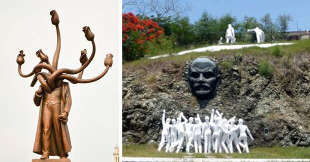 15 самых странных памятников Ленину, которые можно найти по всему миру