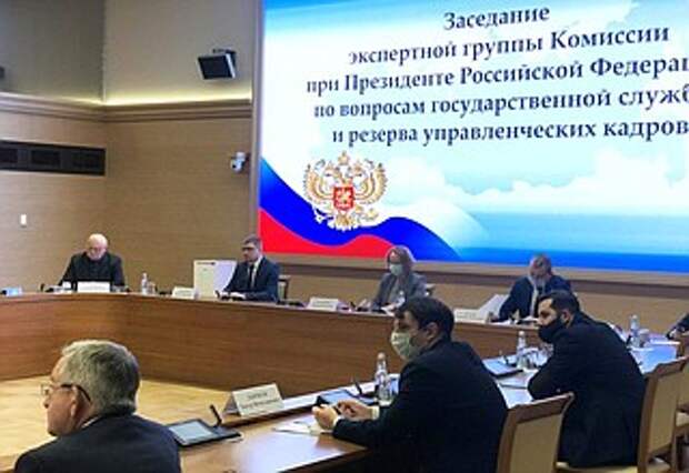 Заседание экспертной группы Комиссии по вопросам государственной службы и резерва управленческих кадров.
