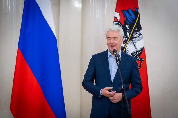 Собянин поздравил горожан с Днем государственного флага. Фото: М. Мишин mos.ru. Пресс-служба мэра и Правительства Москвы