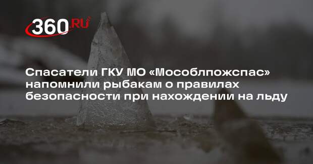 Спасатели провели инструктаж для рыбаков в Московской области