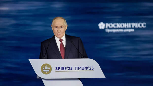 Путин на ПМЭФ заявил о росте ВВП и зарплат, снижении бедности и безработицы