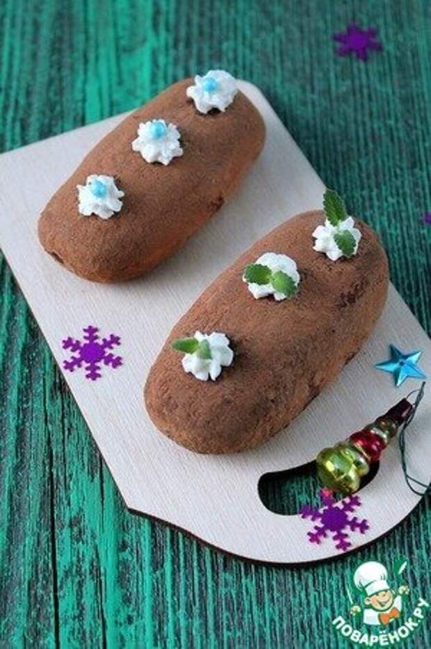 Пирожное "Картошка" из печенья