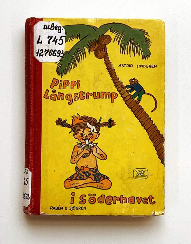 Lindgren, Astrid. Pippi Långstrump i söderhavet. Stockholm. Rabén & Sjögren. 1964