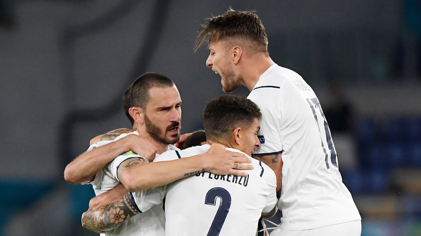 Италия удвоила преимущество в счёте матча открытия Евро-2020 с Турцией