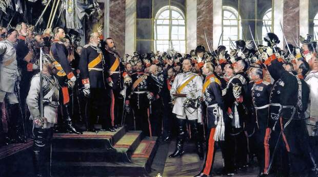 провозглашение Германской империи, 1871 год