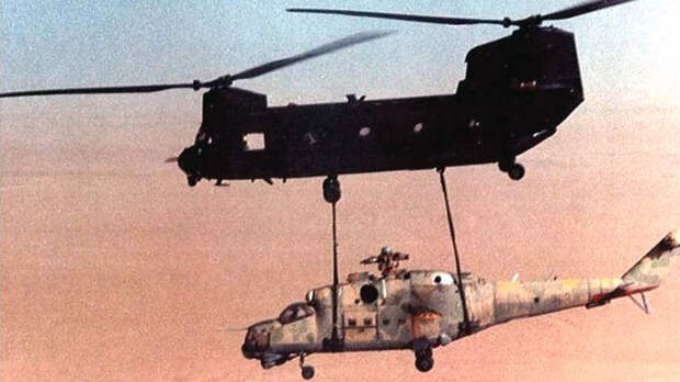 Американские военные однажды украли российский вертолет МИ-24 в африканской республике