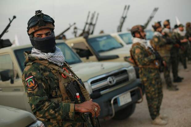 У границы Ирака с Сирией восемь ополченцев погибли при авиаударе