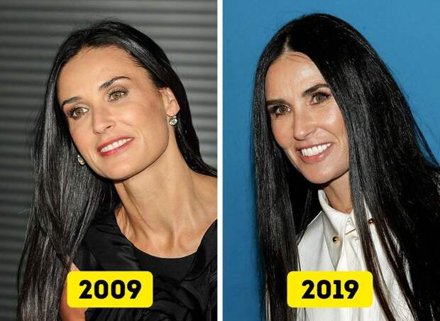 Знаменитости, которые за 10 лет совсем не изменились