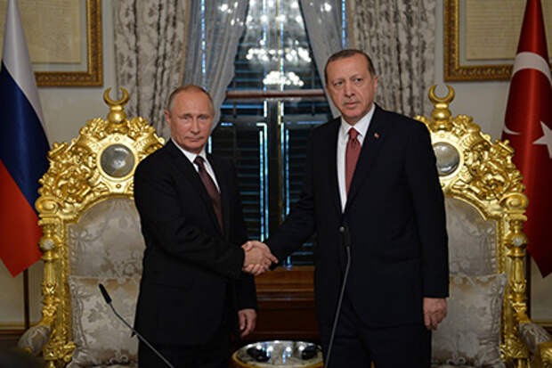 Владимир Путин и Реджеп Тайип Эрдоган