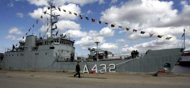 Эстонский флот начинает сосредотачиваться...