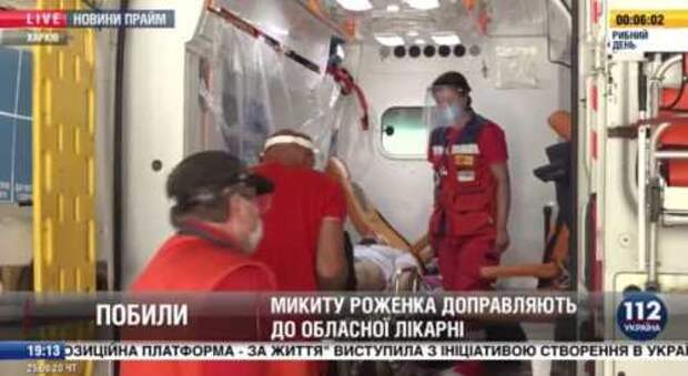 Общество против украинских нацистов, власть – за Сообщение об избитом стороннике партии Шария Никите Роженко