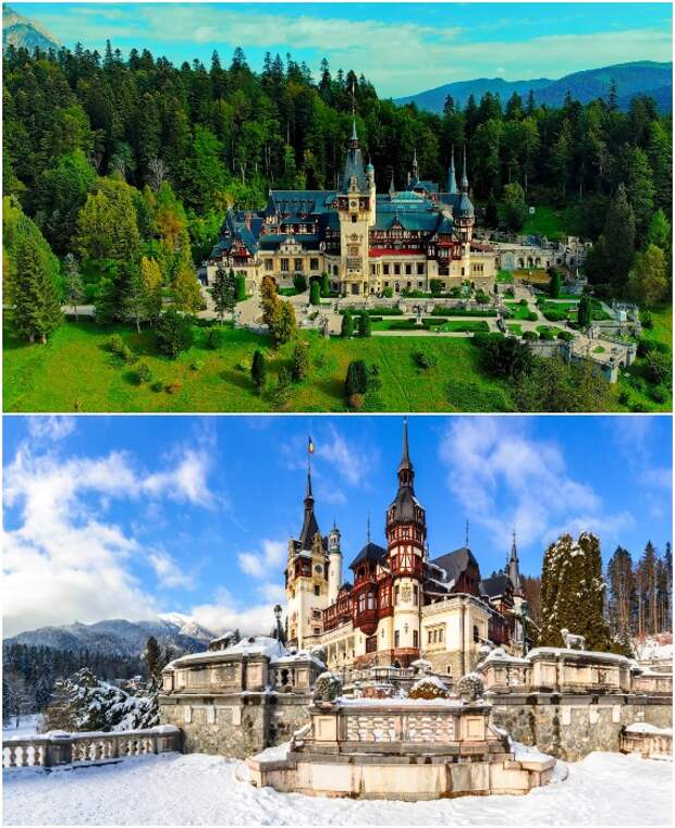 Peles Castle стал первым электрифицированным замком, на территории которого имелась собственная электростанция (Румыния).