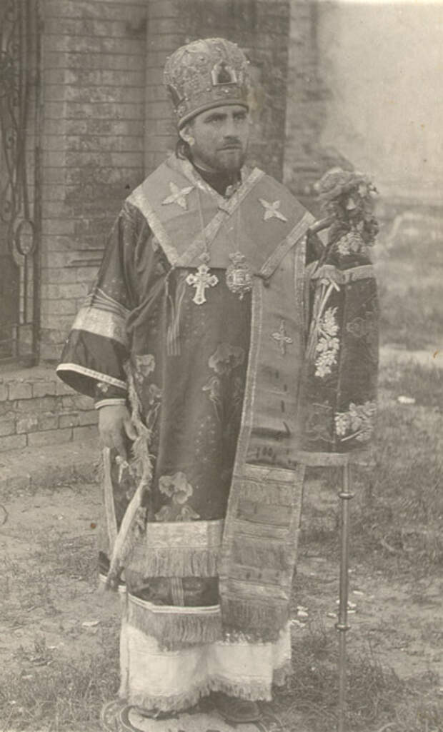 Фотография епископа Бориса (Вик). Из коллекции А.И. Мраморнова