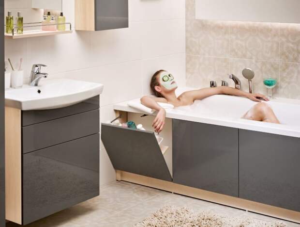 Спрятать все: 15 отличных идей для ванной