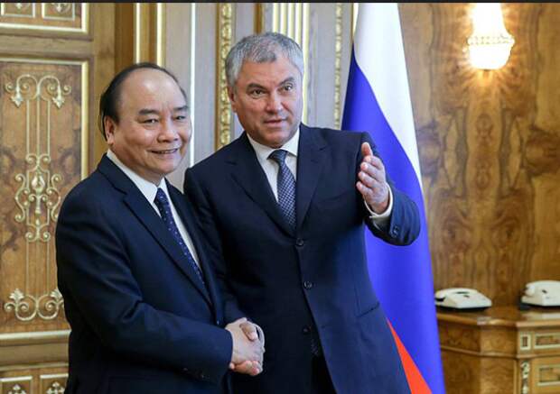 Вячеслав Володин и Нгуен Суан Фук. Фото: duma.gov.ru
