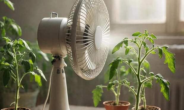 Как с помощью обычного вентилятора вырастить крепкую рассаду