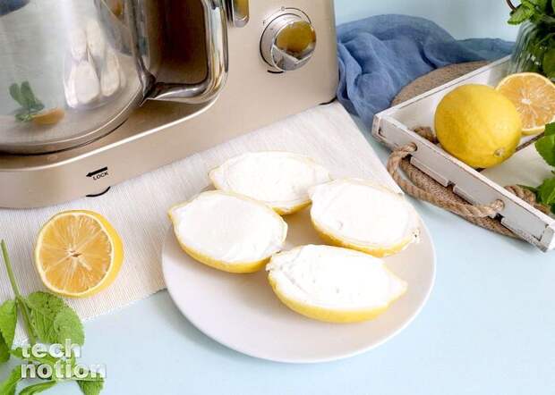 Начинить сливками лимоны / Изображение: дзен-канал technotion