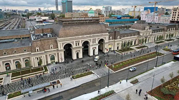 Началось благоустройство района Павелецкого вокзала Москвы