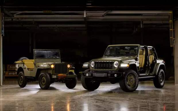 Jeep выпустил ностальгическую версию Wrangler в честь внедорожника Willys