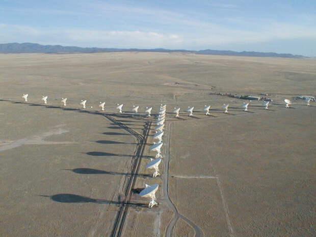 Рис. 3. Массив радиотелескопов VLA