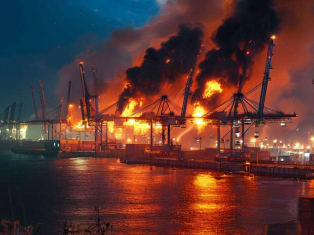 «К чертям собачьим»: армия России разнесла порт Измаил в щепки, похоронив натовский груз прямо у причала