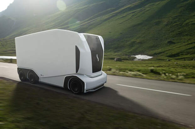 Шведский стартап Einride представил автономный электрогрузовик без кабины водителя