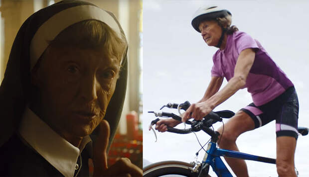 86-летняя монахиня-триатлонистка снялась в рекламе Nike