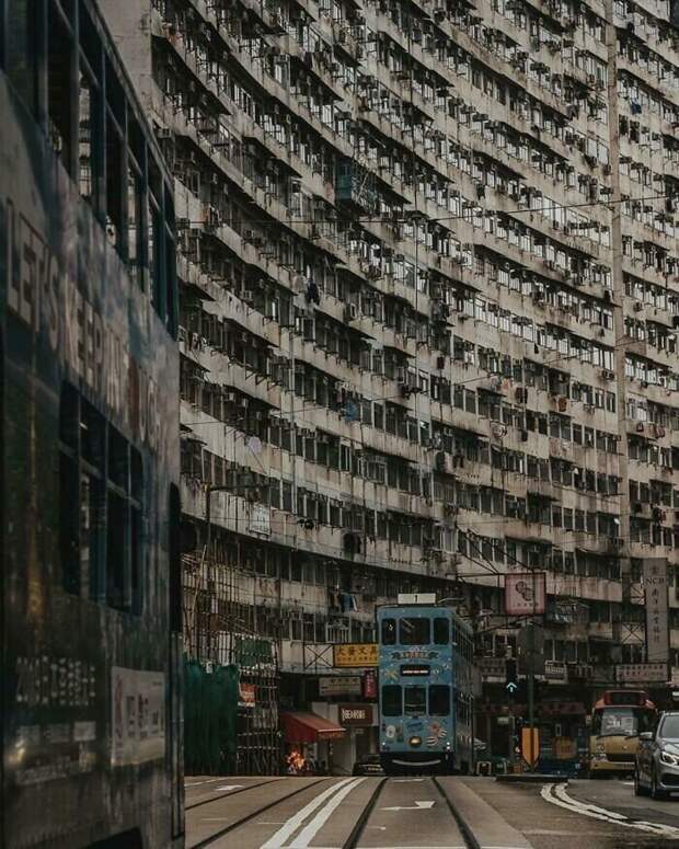 Гонконгская уличная жизнь.