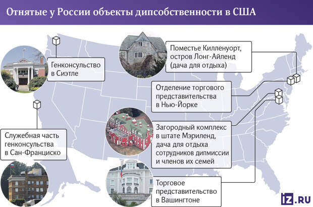 Вашингтон полностью остановил диалог по вопросу возвращения российской дипломатической собственности, сообщил «Известиям» посол РФ в США Анатолий Антонов.-2