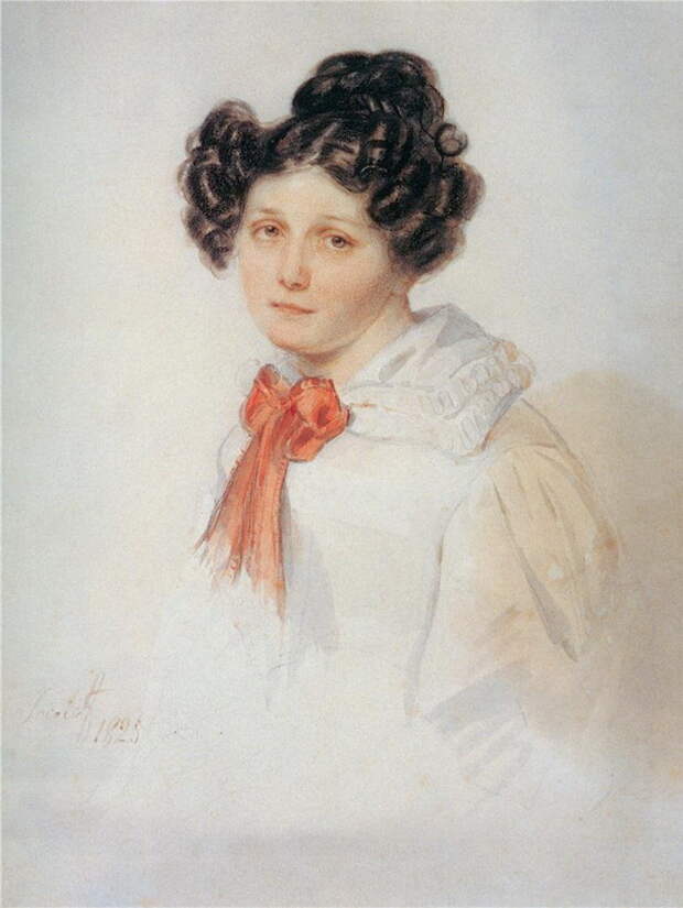 Прасковья Анненкова. Автор портрета - Петр Соколов Прасковья Анненкова. Автор портрета - Петр Соколов