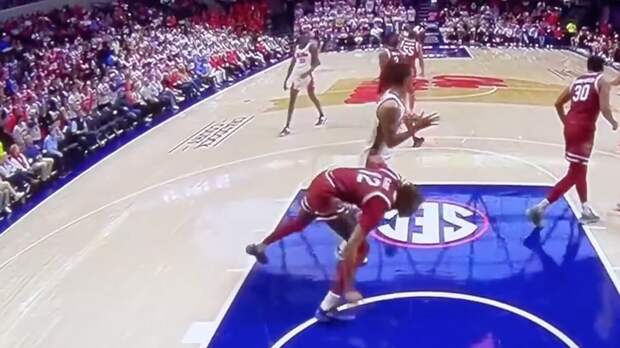 Allen Flanigan Ole Miss Elbow Ejection