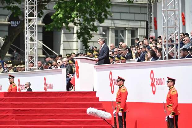 Принятие присяги новобранцами на площади Свободы в День независимости Грузии 26 мая © photo: Sputnik / Stringer