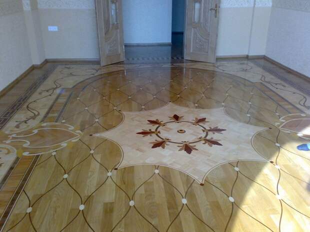 щитовой паркет фото