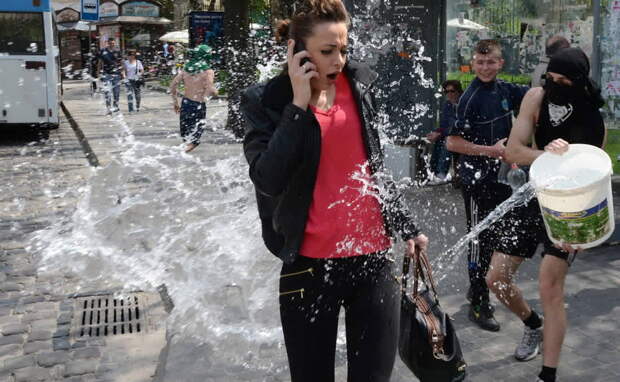 вода, праздник, женщина