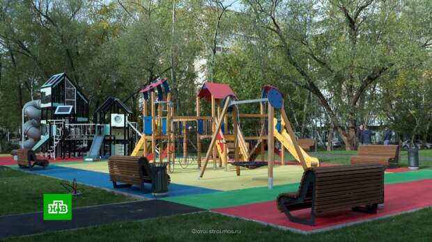 В Москве благоустроили сквер вдоль улицы Академика Лисицына