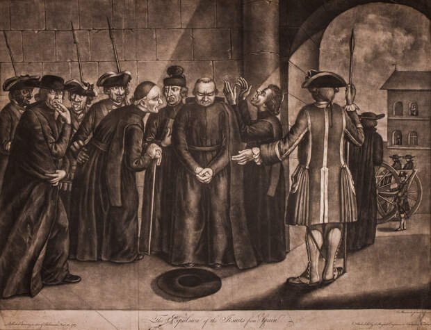 Изгнание иезуитов из Испании (Иллюстрация из открытых источников)