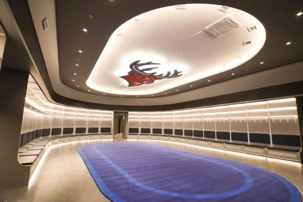 Чистовая отделка Ледового дворца на Стрелке готова на 95%