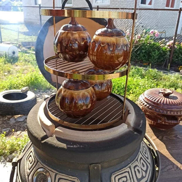 Готовим в тандыре. 3 разные блюда за одну растопку Тандыр, Приготовление, Кулинария, Видео, Длиннопост