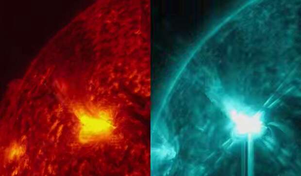 Рекордное количество мощных вспышек зафиксировано на Солнце 1 февраля
