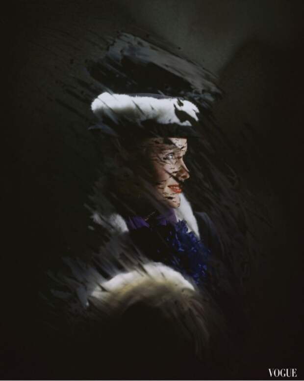 Модель из журнала Vogue за декабрь 1944 года.