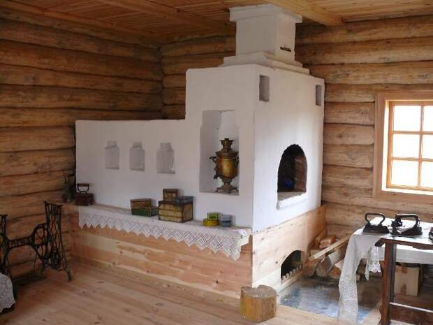Русская печь в современном интерьере загородного дома (38 фото)