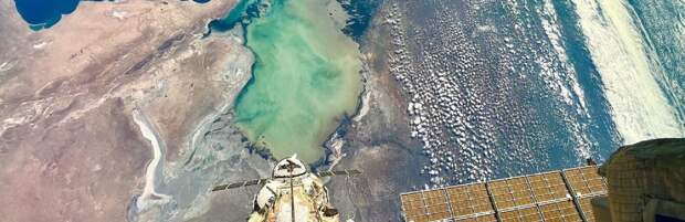 «Невероятная красотища!»: Каспийское море показали из космоса
