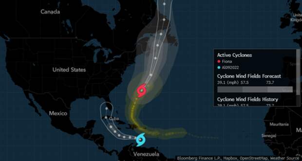 Hurricane Fiona Barrels Toward Canada; New Caribbean Storm Threatens Southeast US