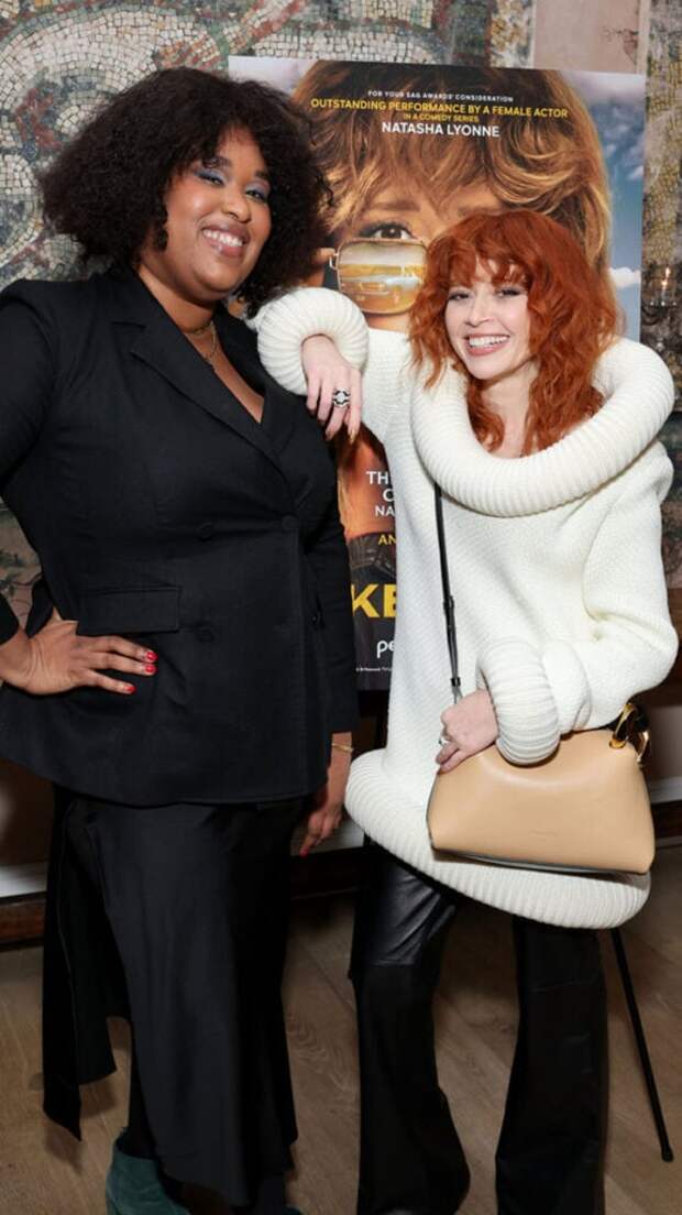 Aminatou Sow, Natasha Lyonne at the Whitby Hotel on December 20, 2023