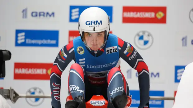 Российские саночники завоевали золото в эстафете на этапе Кубка мира в Сочи