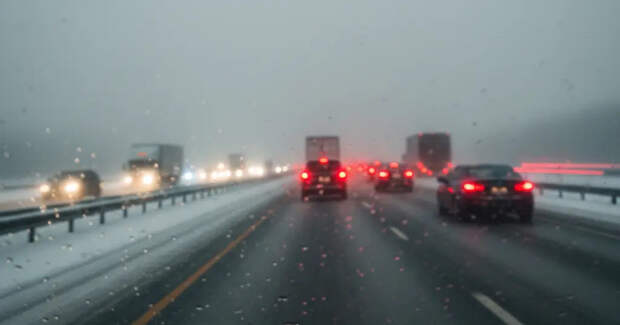 В Подмосковье видимость на дорогах из-за тумана упадёт до 200 метров